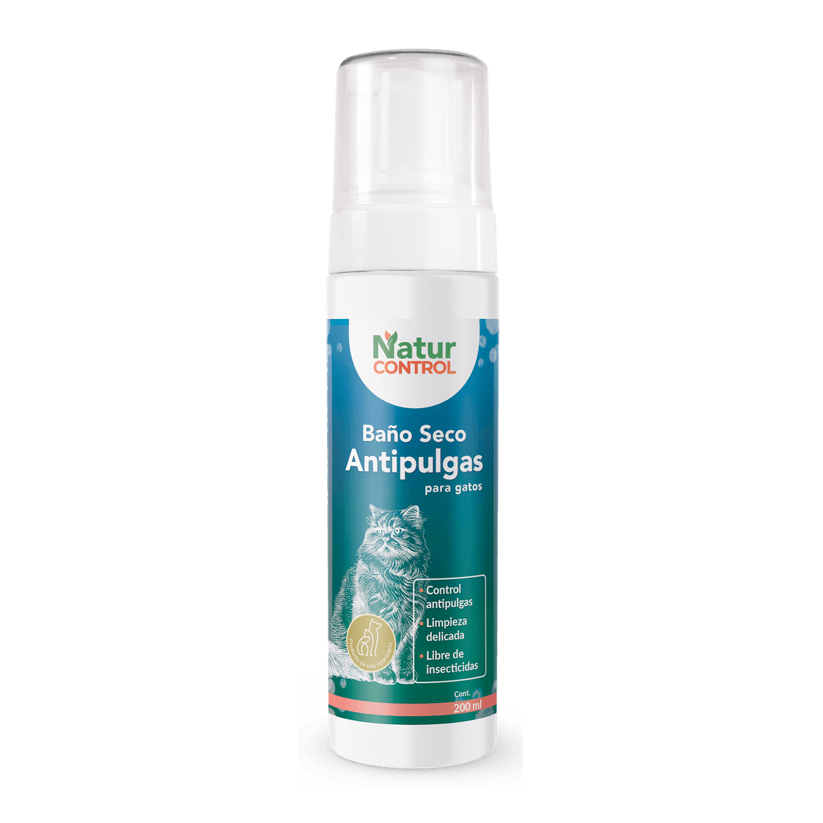 Baño Seco Antipulgas para Gatos